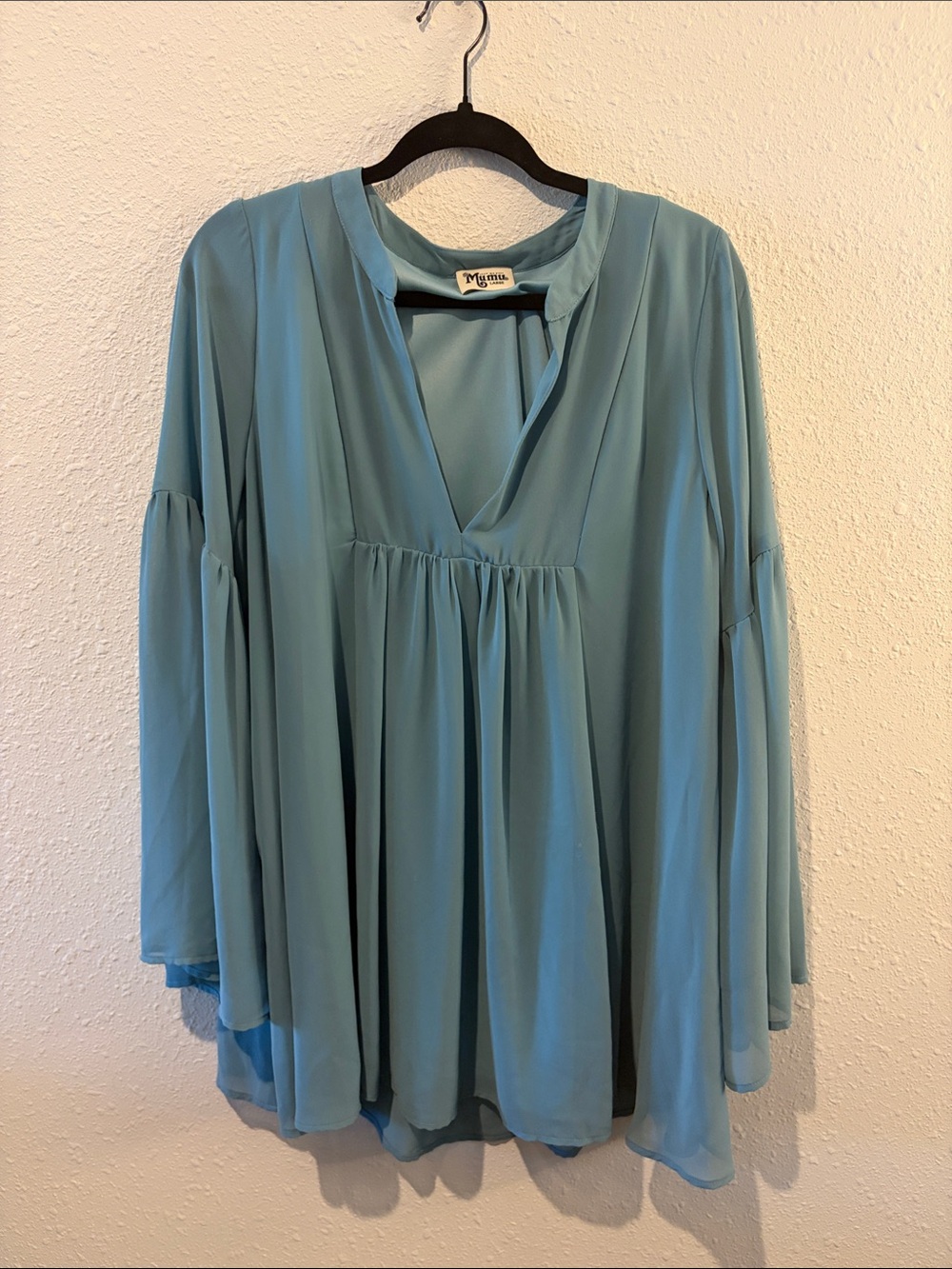 Show Me Your MuMu “Mia” Tunic Dress in Seafoam Green,
